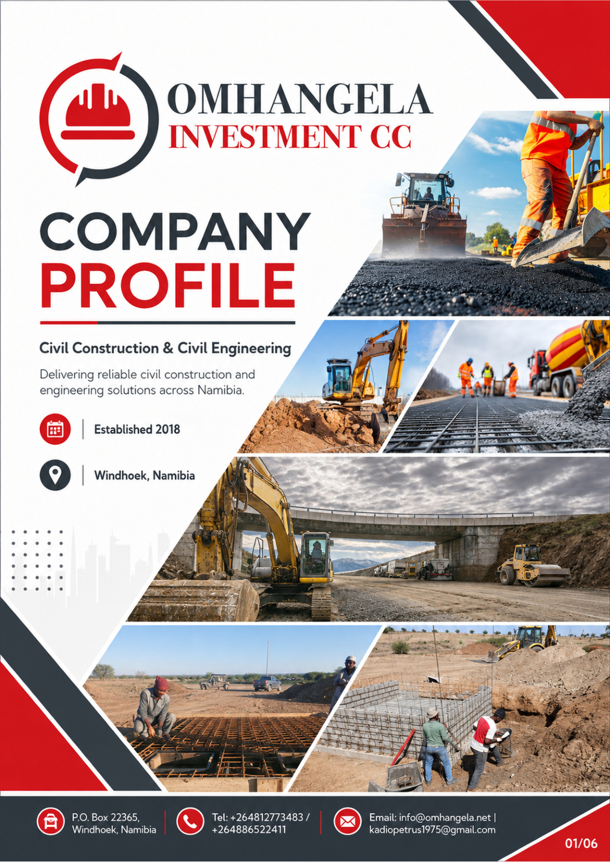 Company profile cover